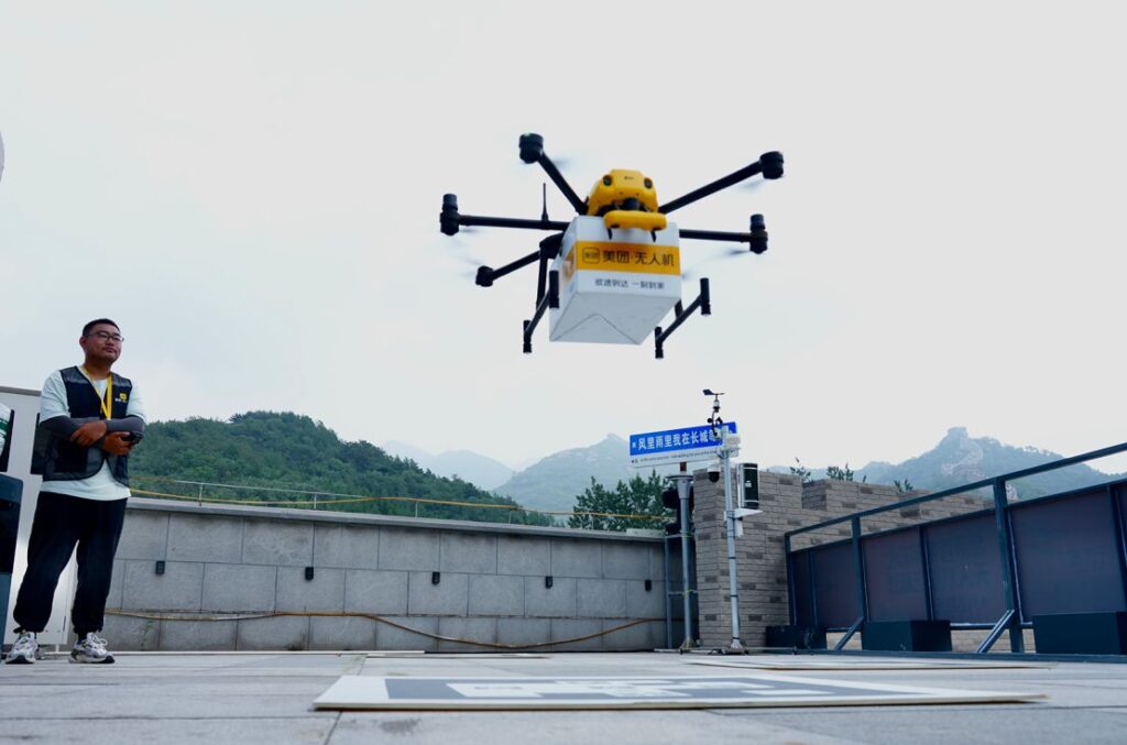 The Great Wall of China Can Now Get Takeout Delivered by Drone